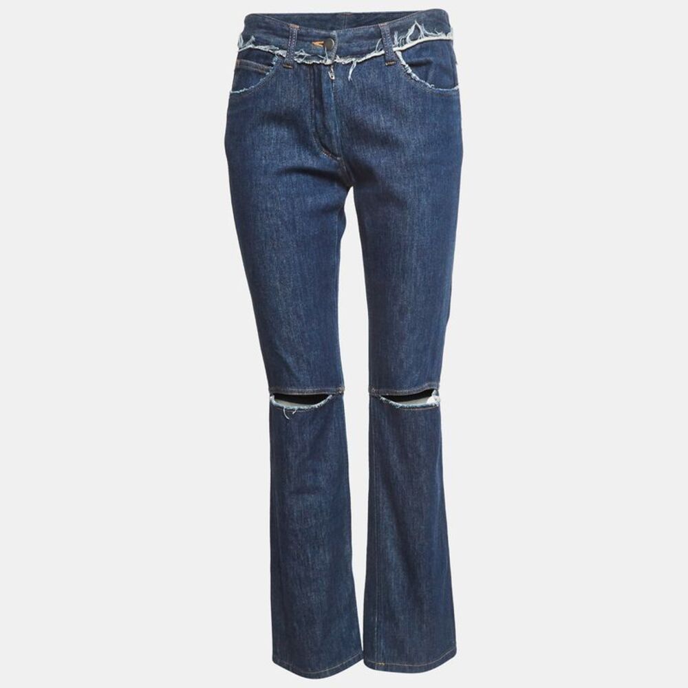 Maison Martin Margiela Blue Denim Distressed Jeans L/waist28"